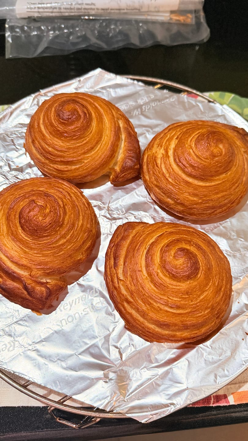 Customer photo review of Butter Croissant Rolls (4 pack)