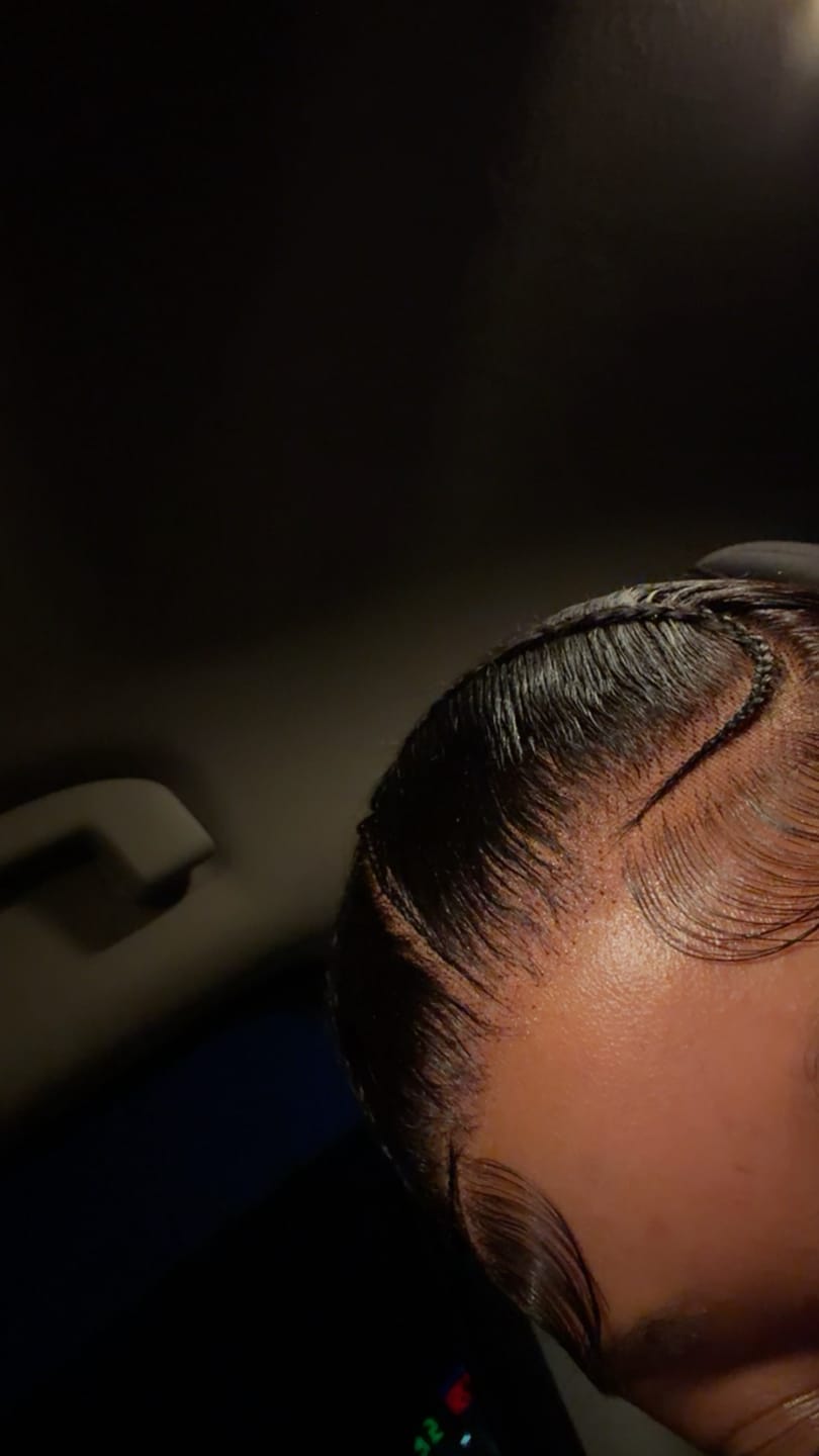 Customer photo review of Natural Straight Frontal Wig