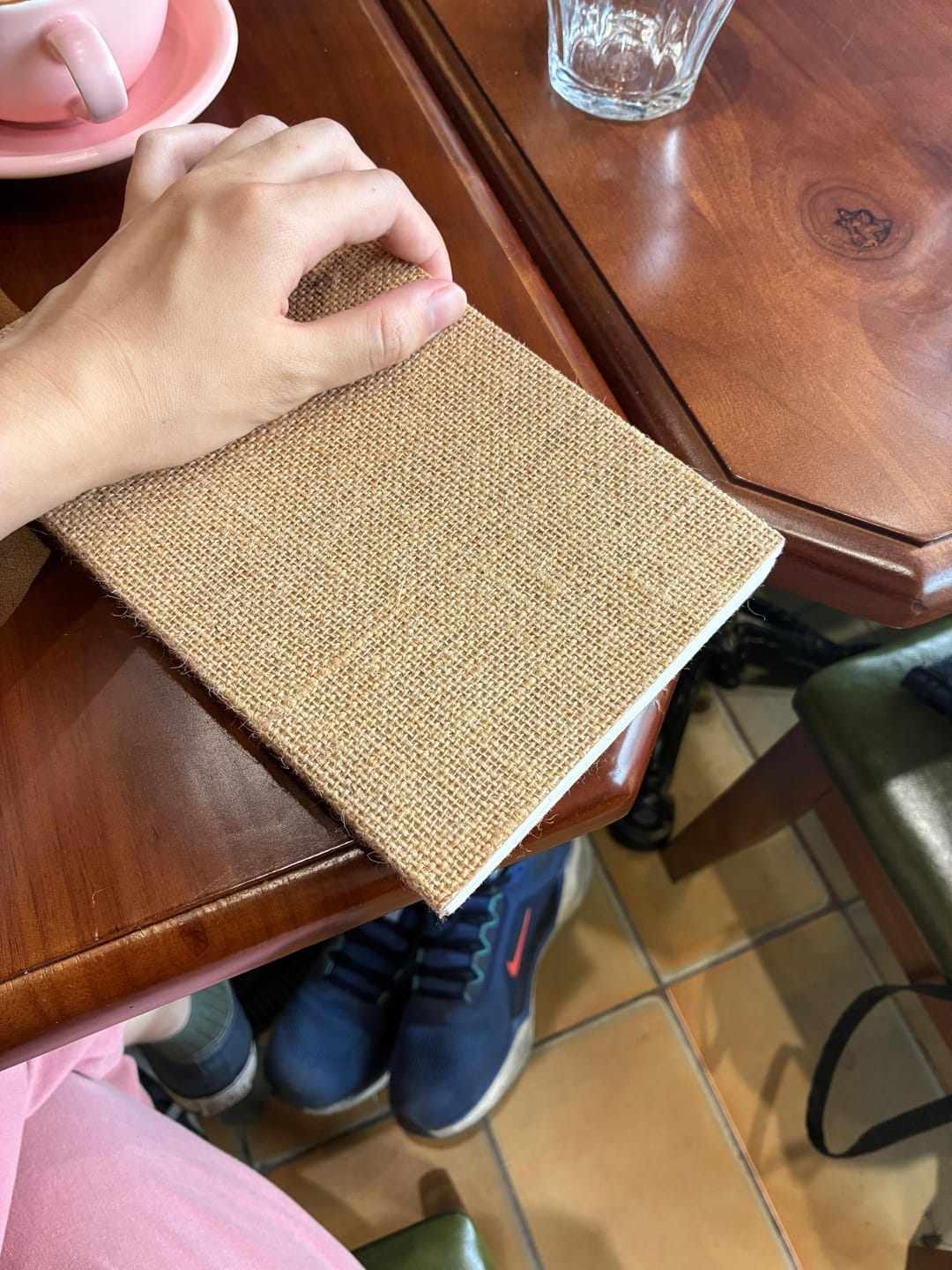 Customer photo review of Jute Travel Journal - A5