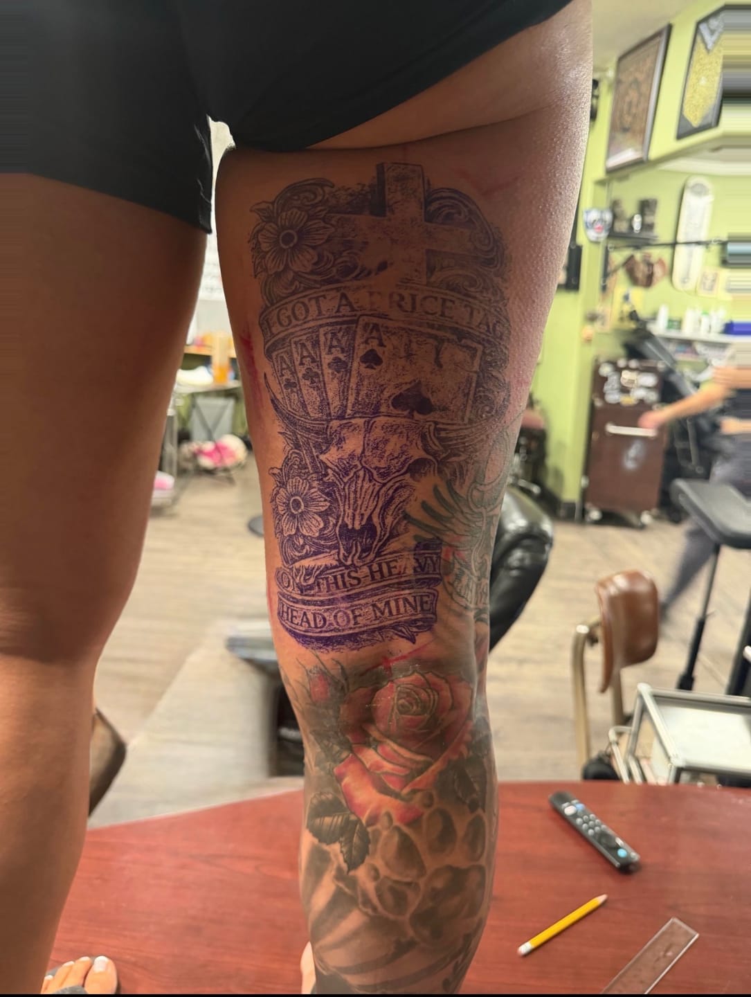 Customer photo review of Signature Tattoo Numbing Cream 2 TUBE