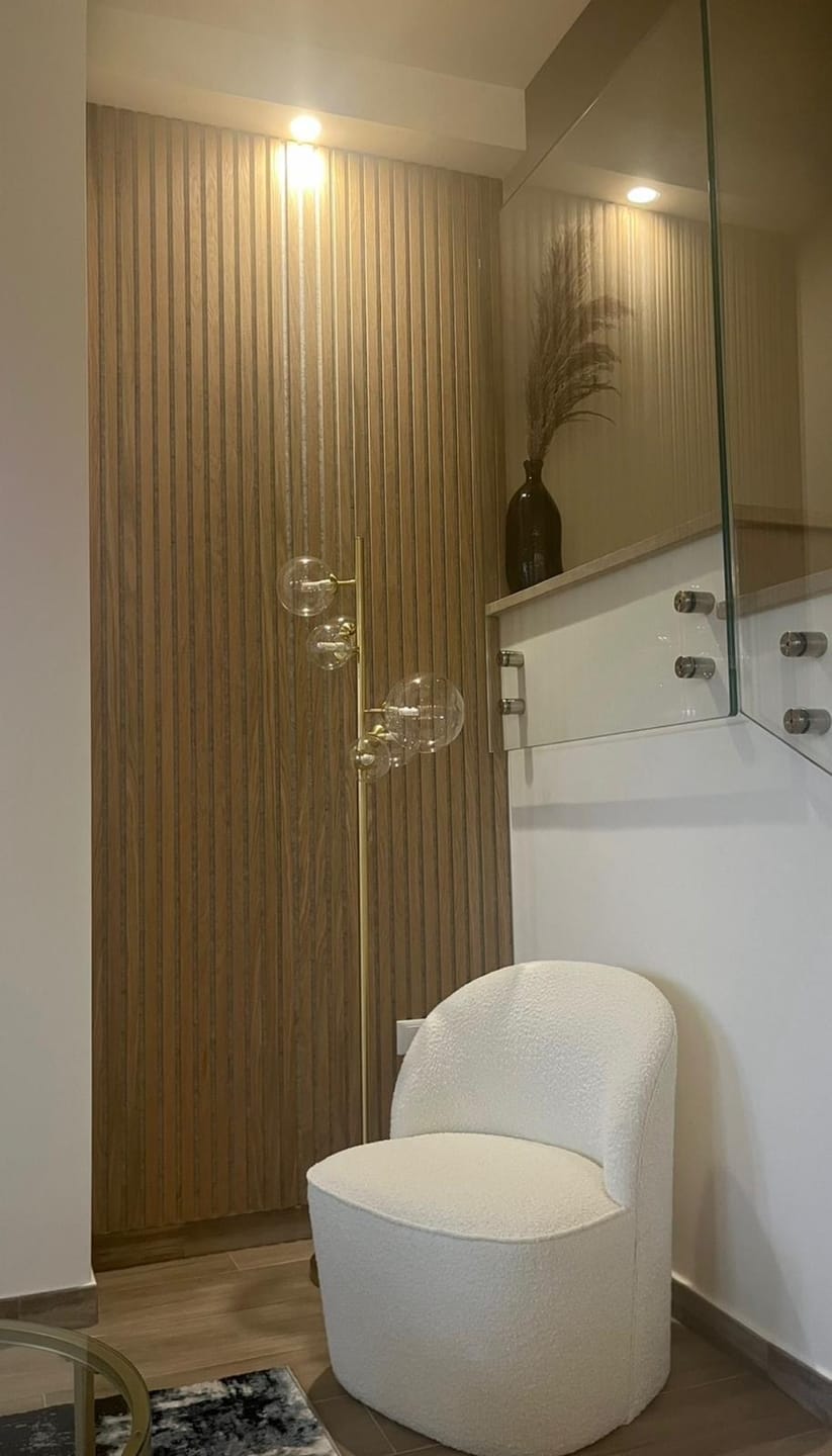 Customer photo review of Dogato acustico in legno | Rovere Chiaro con Feltro Grigio
