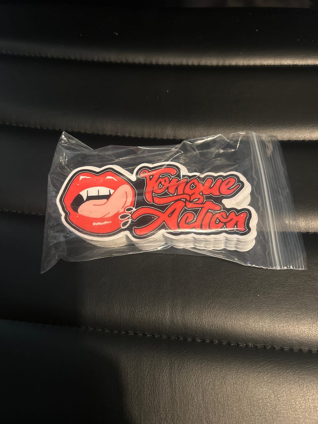 Customer photo review of Cut to Shape Stickers