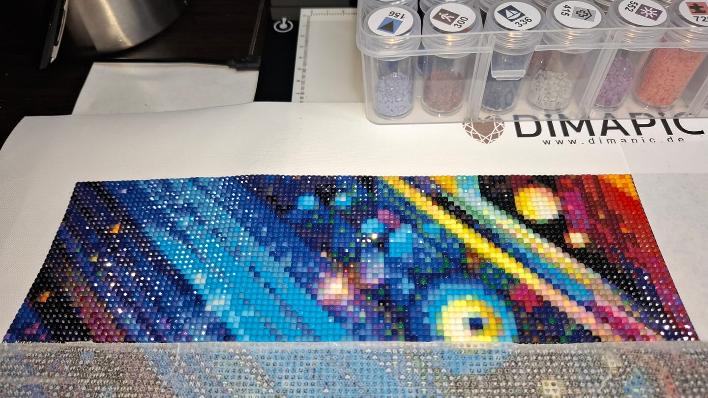 Customer photo review of Organisierte Unordnung - Diamond Painting