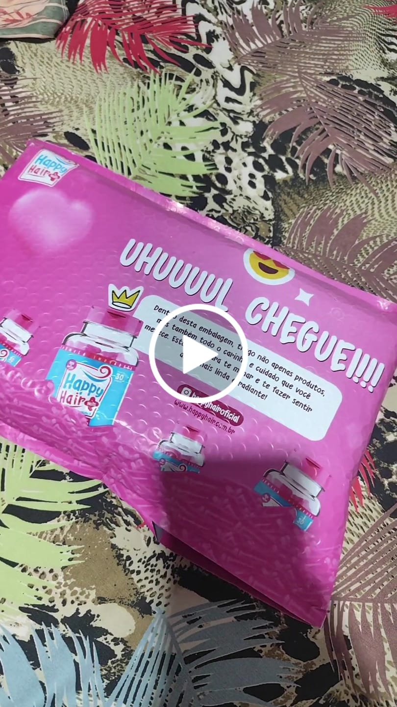 Customer video review of Happy Hair 6 Potes + 6 Potes Grátis + 2 Colágenos + 1 Melatonina (Total 15 Potes)