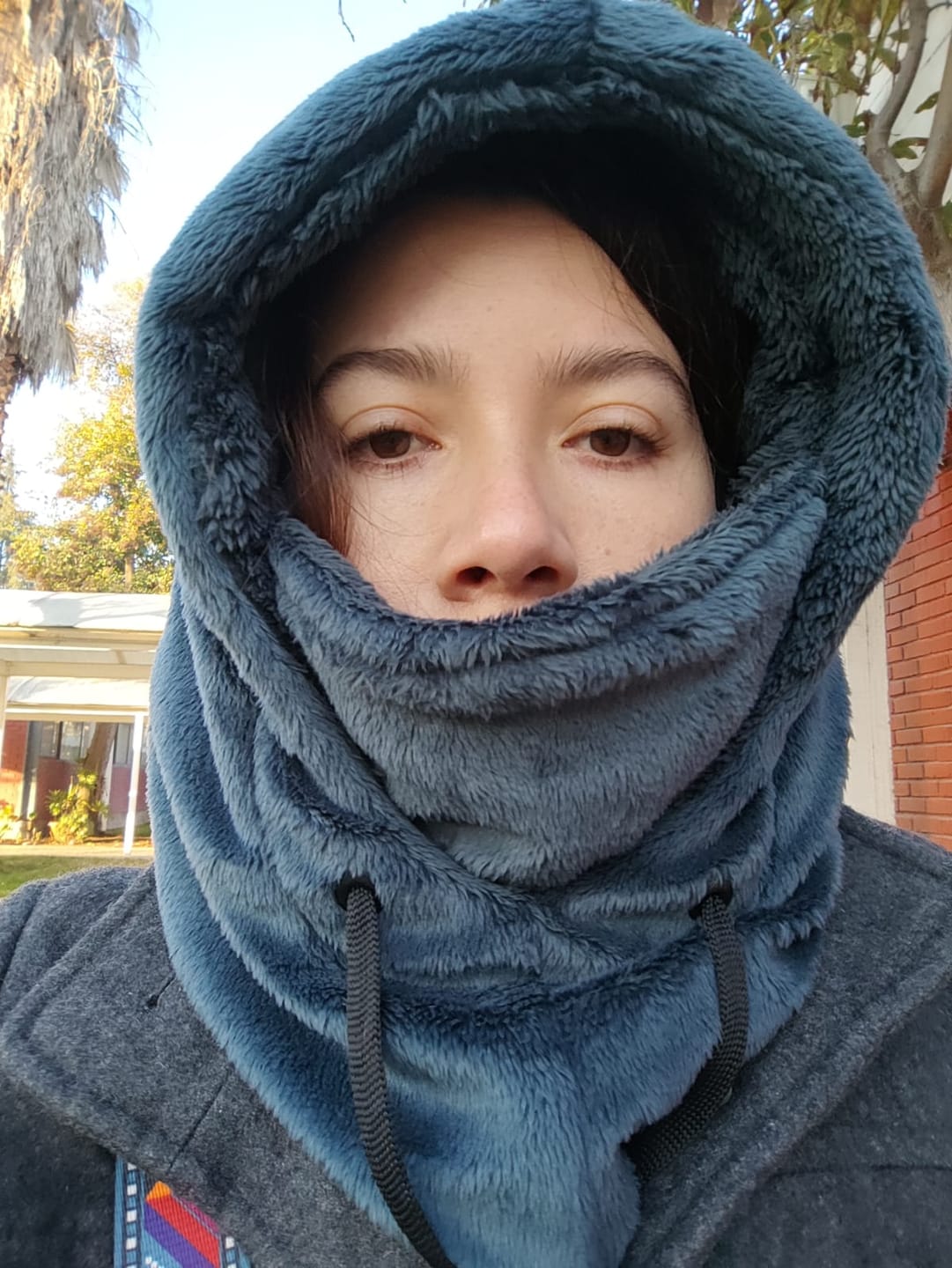 Customer photo review of Gorro Bajo Cero Gris Perla Unisex