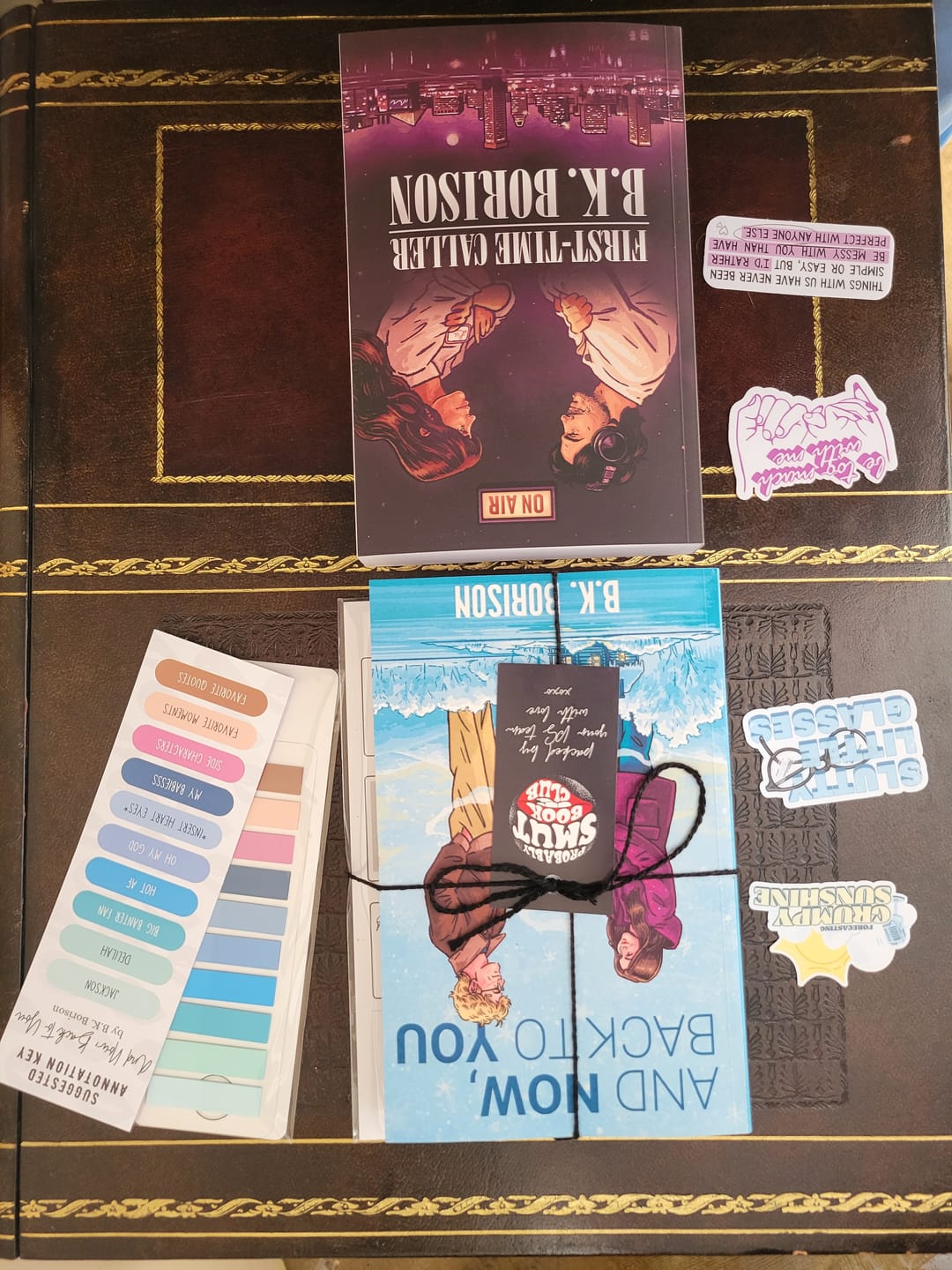 Customer photo review of First-Time Caller by B.K. Borison