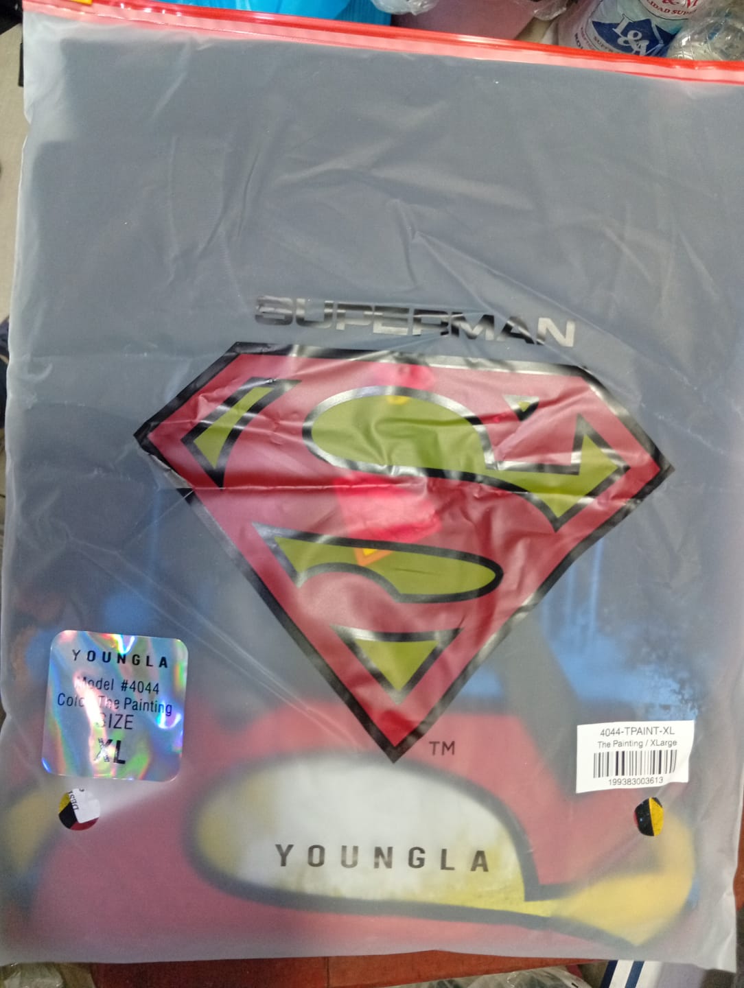 Customer photo review of 4044 - Superman Graphic Tees