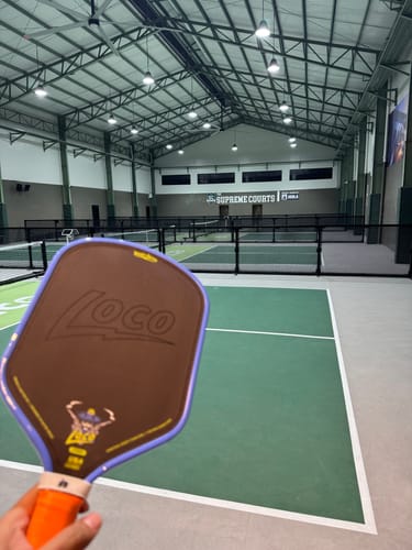 Customer photo review of (PRE-ORDER SHIPPING BETWEEN 3/25 and 4/1) The Loco 16mm Pickleball Paddle- Hybrid