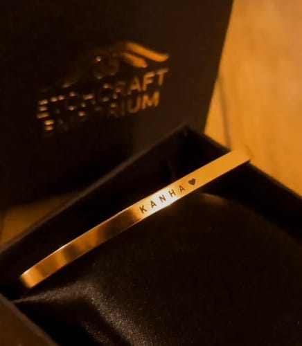 Customer photo review of Personalised Classic Bracelet