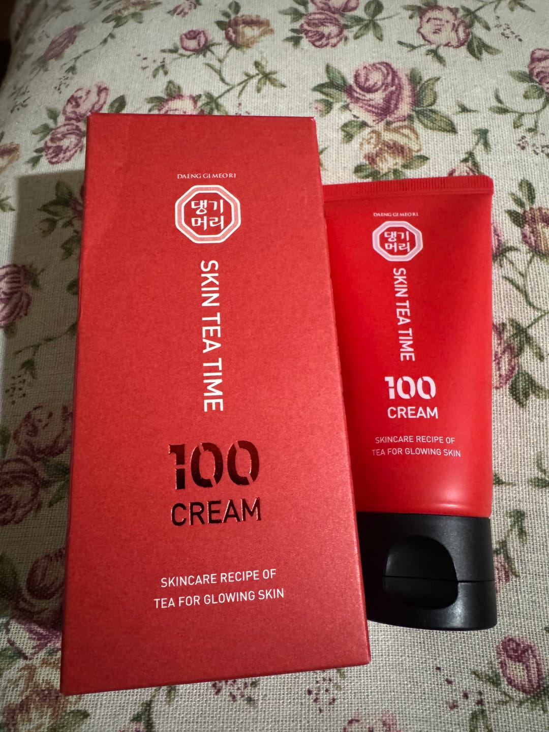Customer photo review of Хидратиращ крем Шизандра против бръчки с фитоестрогени Doori Skin Tea Time 100 Cream