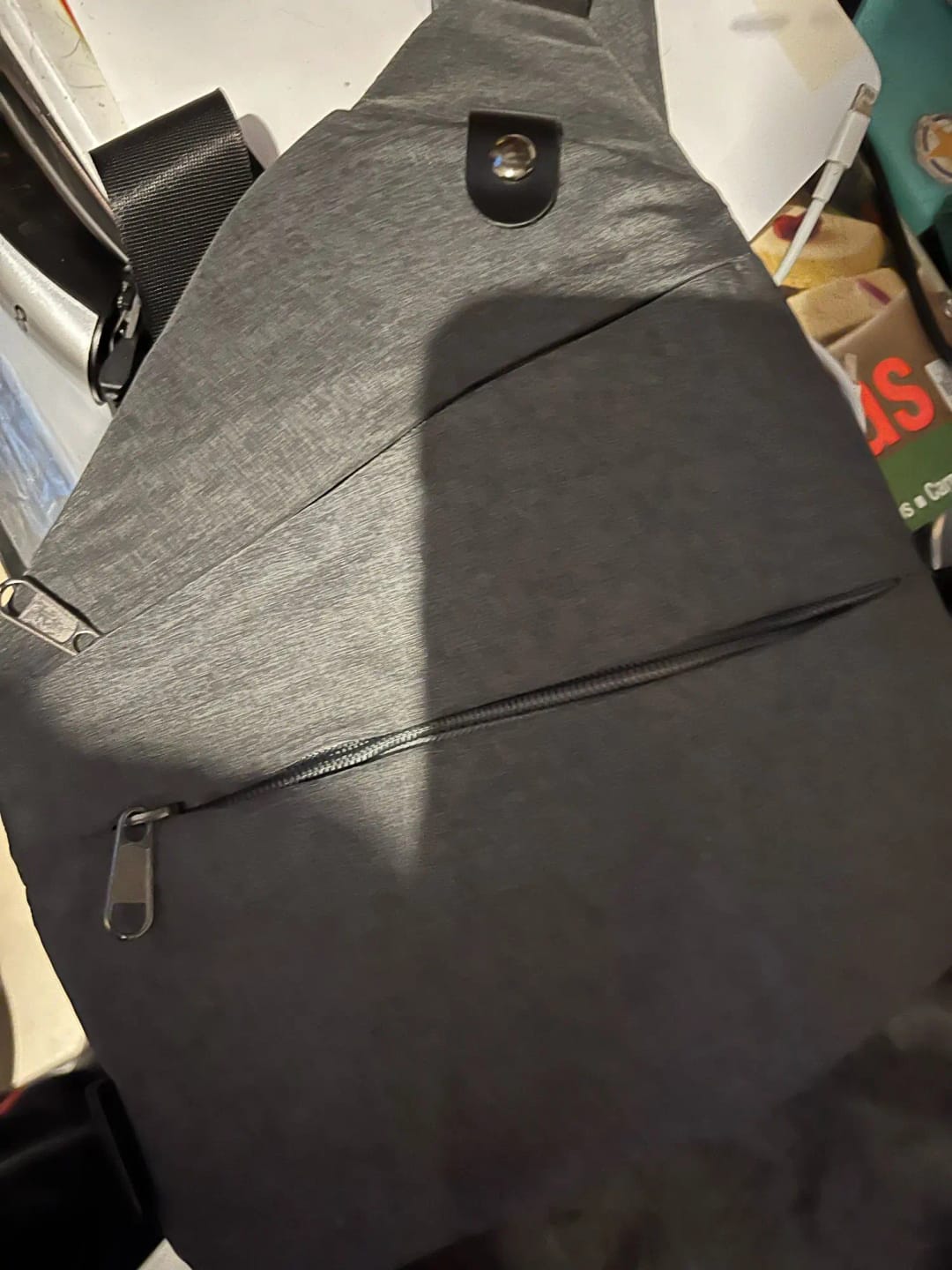 Customer photo review of SecuBag | Anti-Theft Urban Crossbody Bag
