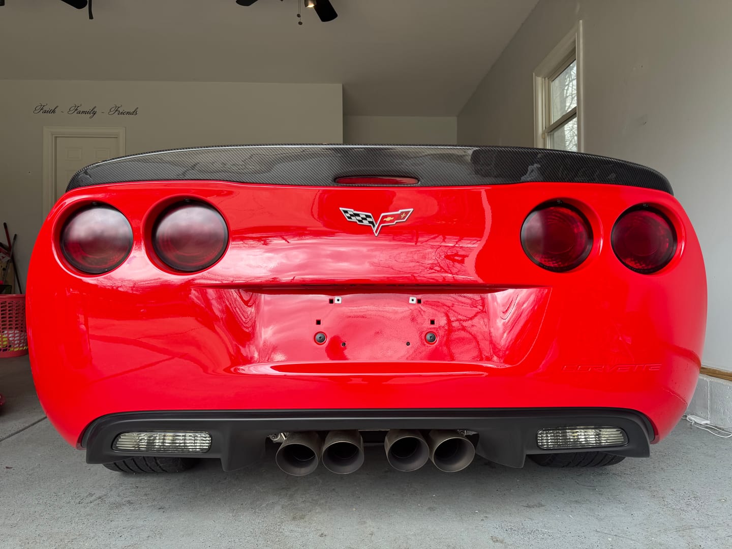 Customer photo review of 2005-13 Corvette C6 Rear Trunk Lid Wing Spoiler