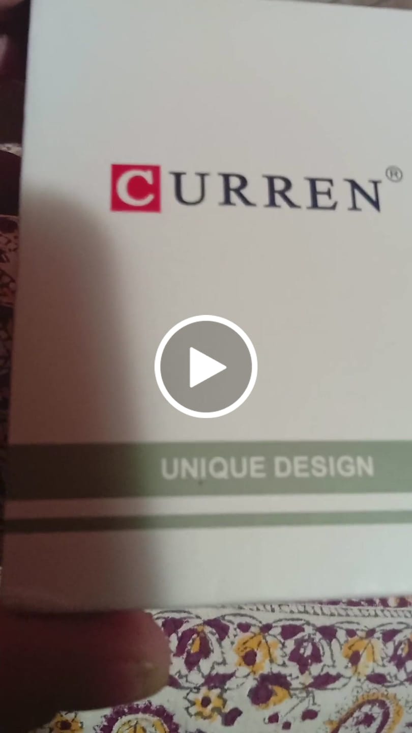 Customer video review of Curren Dublino® orologio uomo acciaio