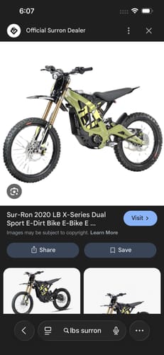 Customer photo review of 2025 Surron Light Bee X Electric Bike