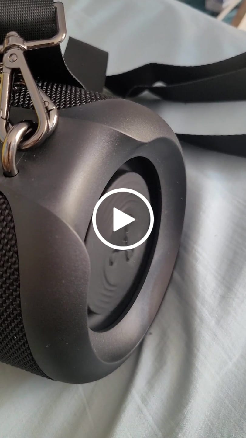 Customer video review of TRIBIT StormBox Lava Portable Bluetooth Speaker