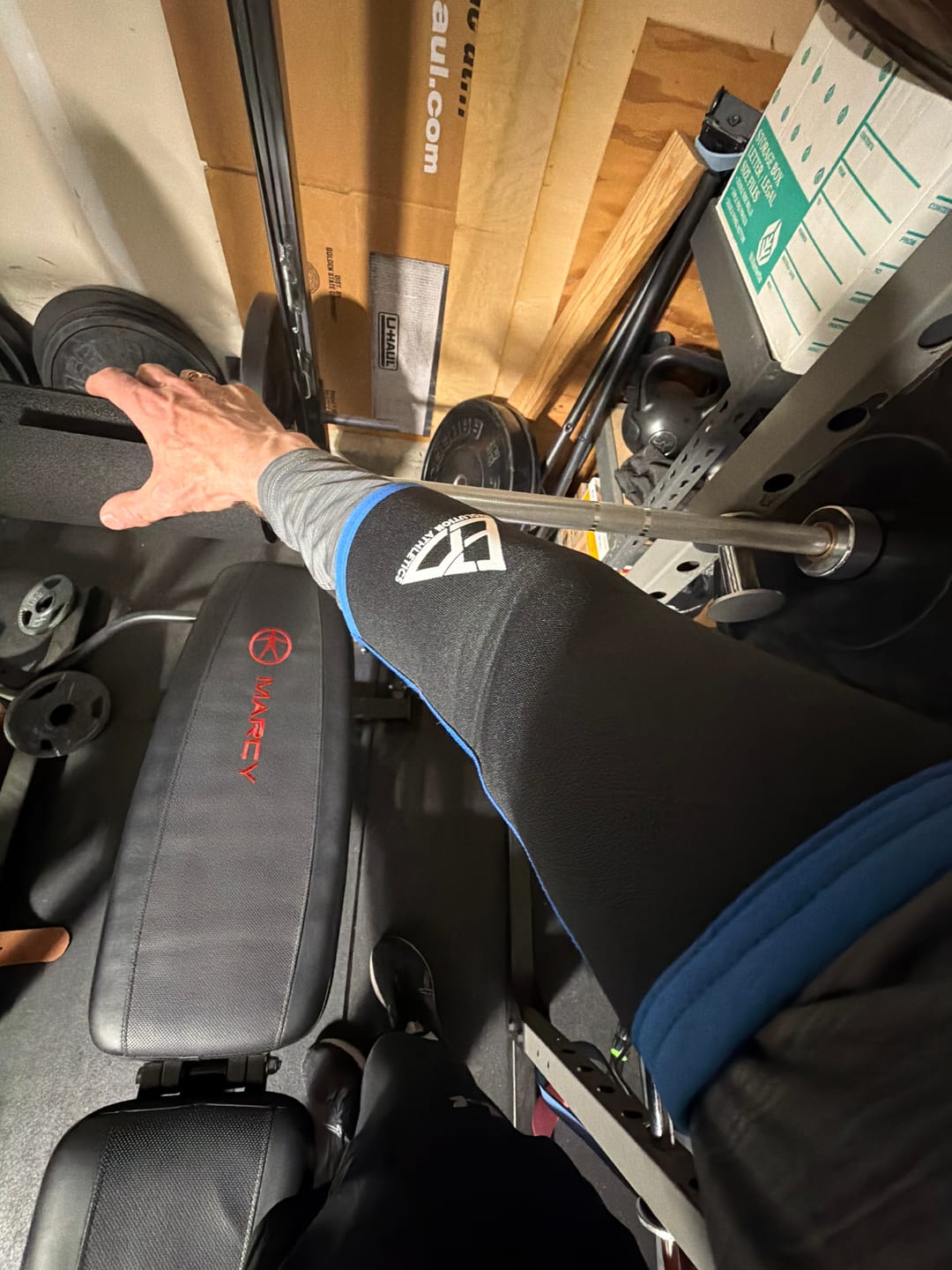 Customer photo review of Evolution Athletics 5mm Elbow Sleeves - ALL SALES FINAL NO RETURNS
