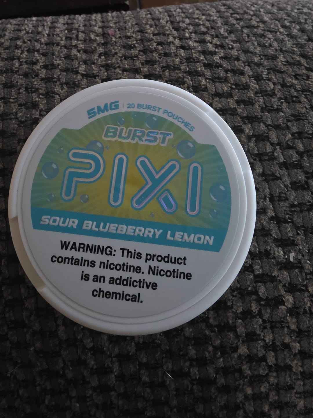 Customer photo review of Burst Nicotine Pouches