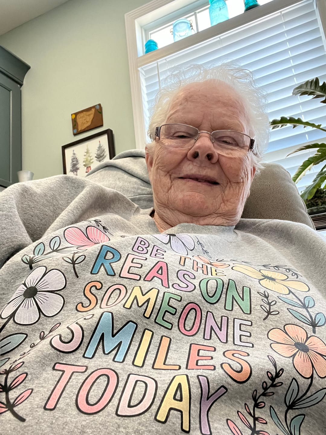 Customer photo review of Be The Reason Sweatshirt