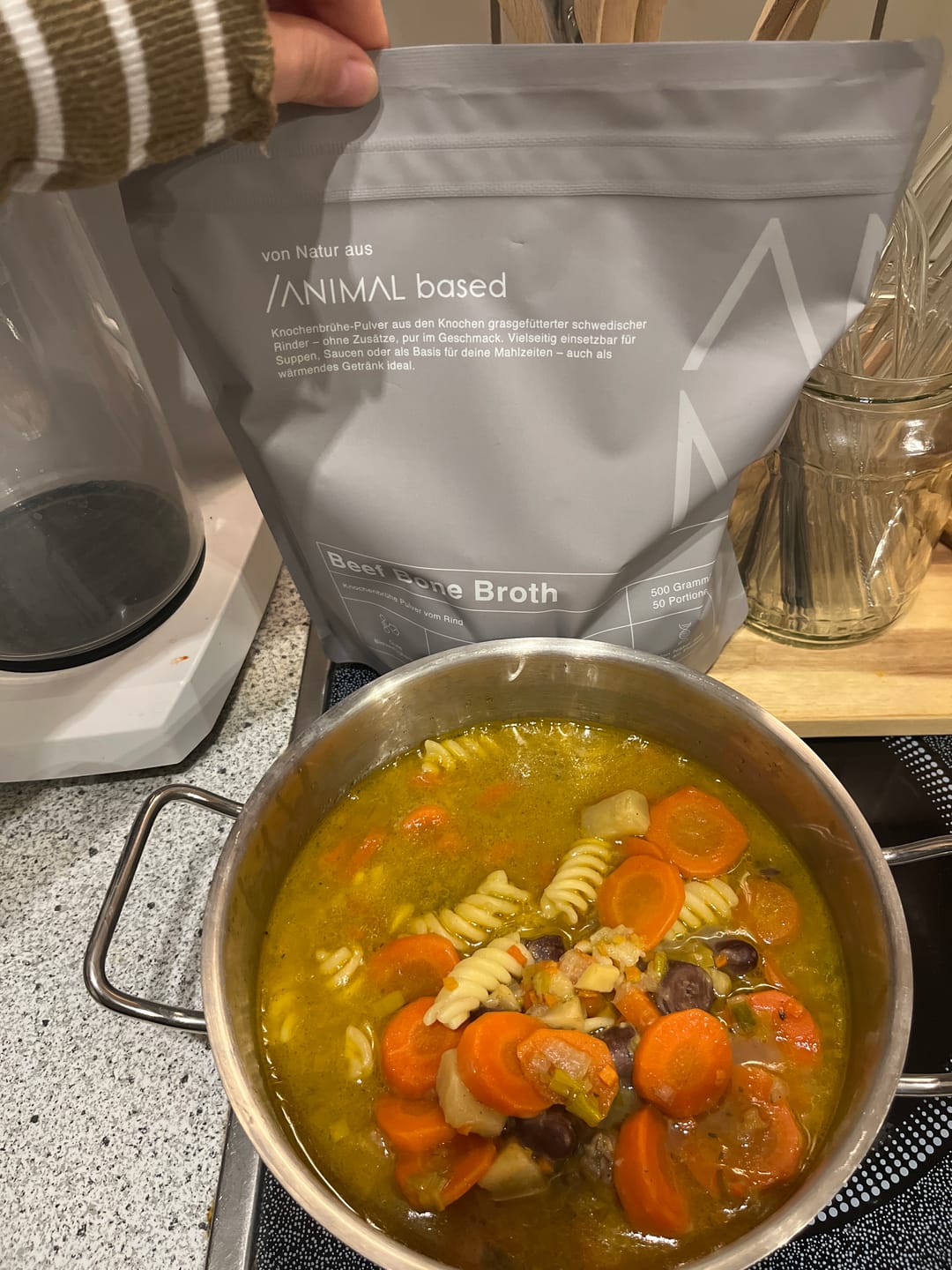 Customer photo review of Knochenbrühe Pulver 500g
