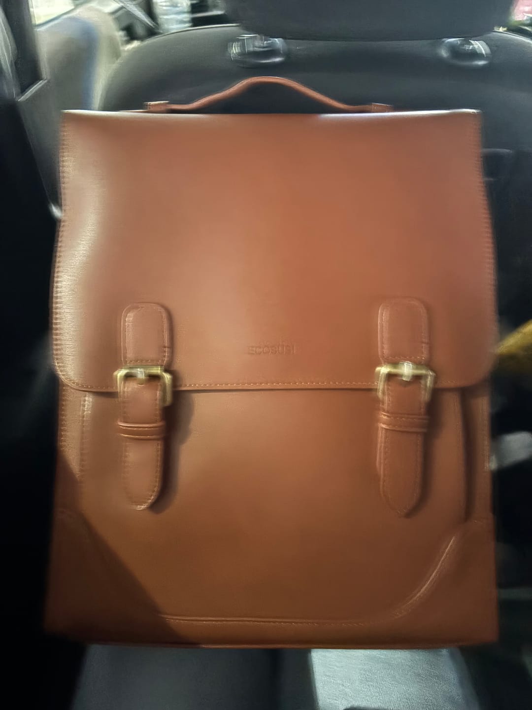 Customer photo review of Verbena Vintage Laptop Backpack