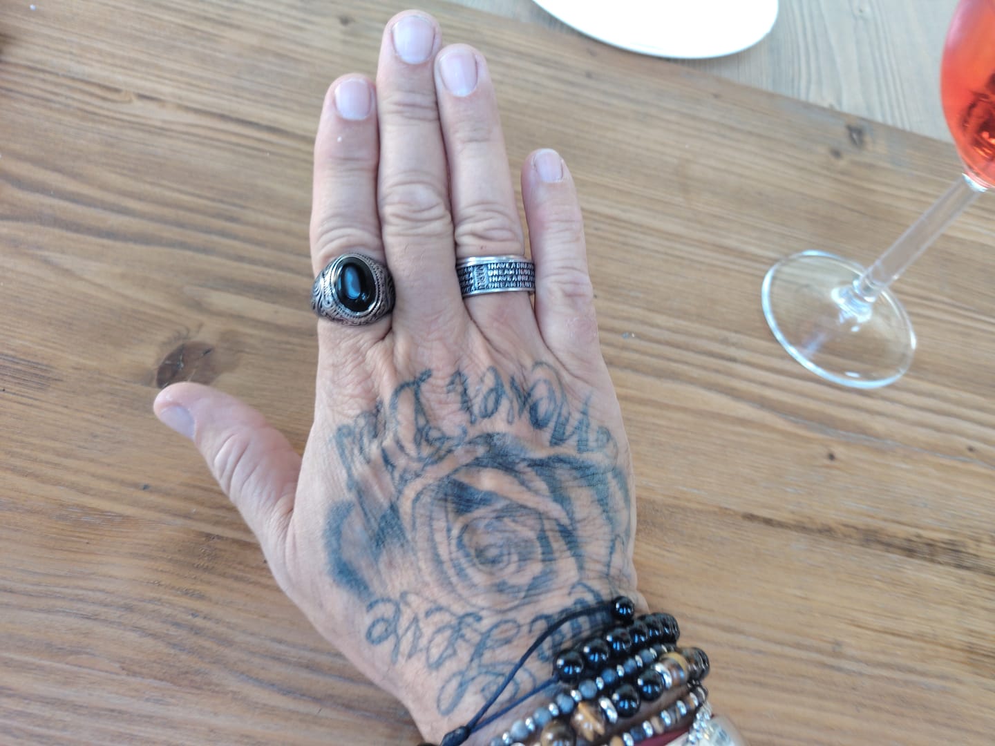 Customer photo review of BLACK EYES.