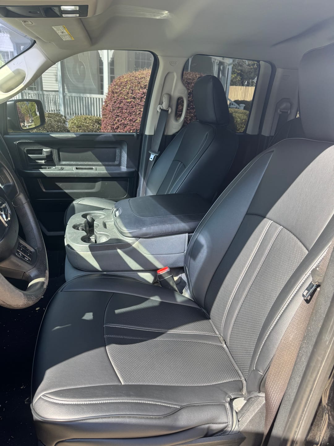 Customer photo review of 2009+ Dodge Ram Classic Leather Seat Covers