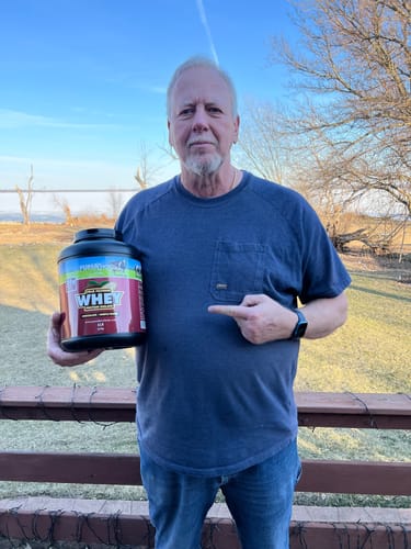 Customer photo review of Whey Protein Isolate Chocolate