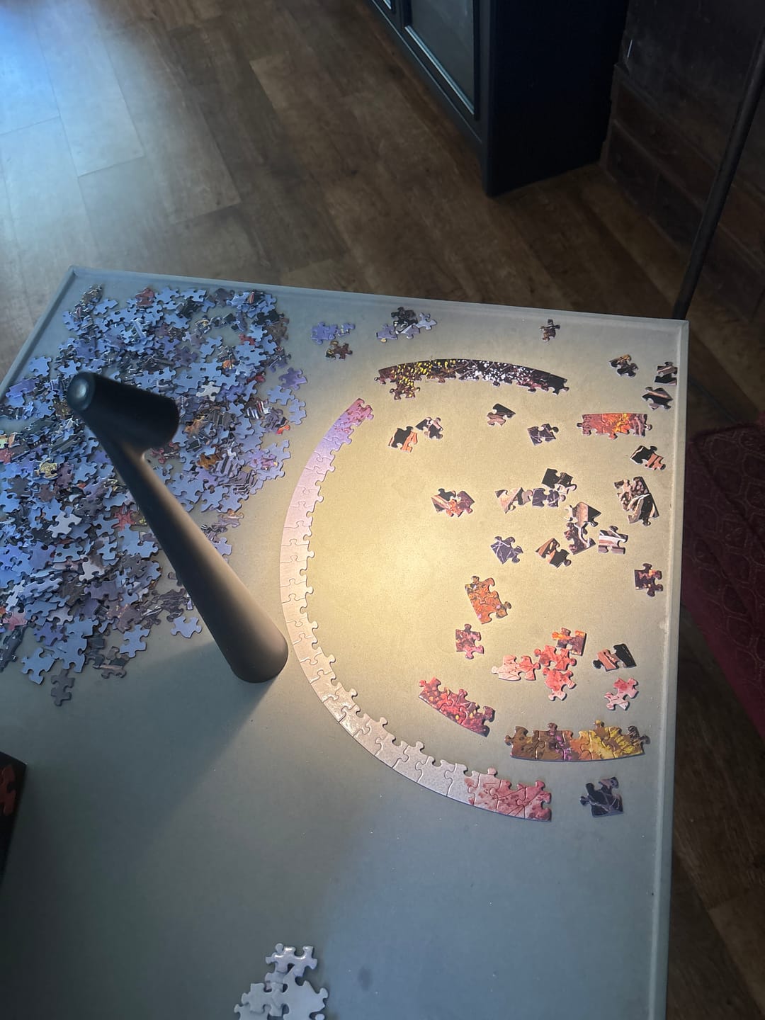Customer photo review of Kalem™ Sculpting Table Lamp
