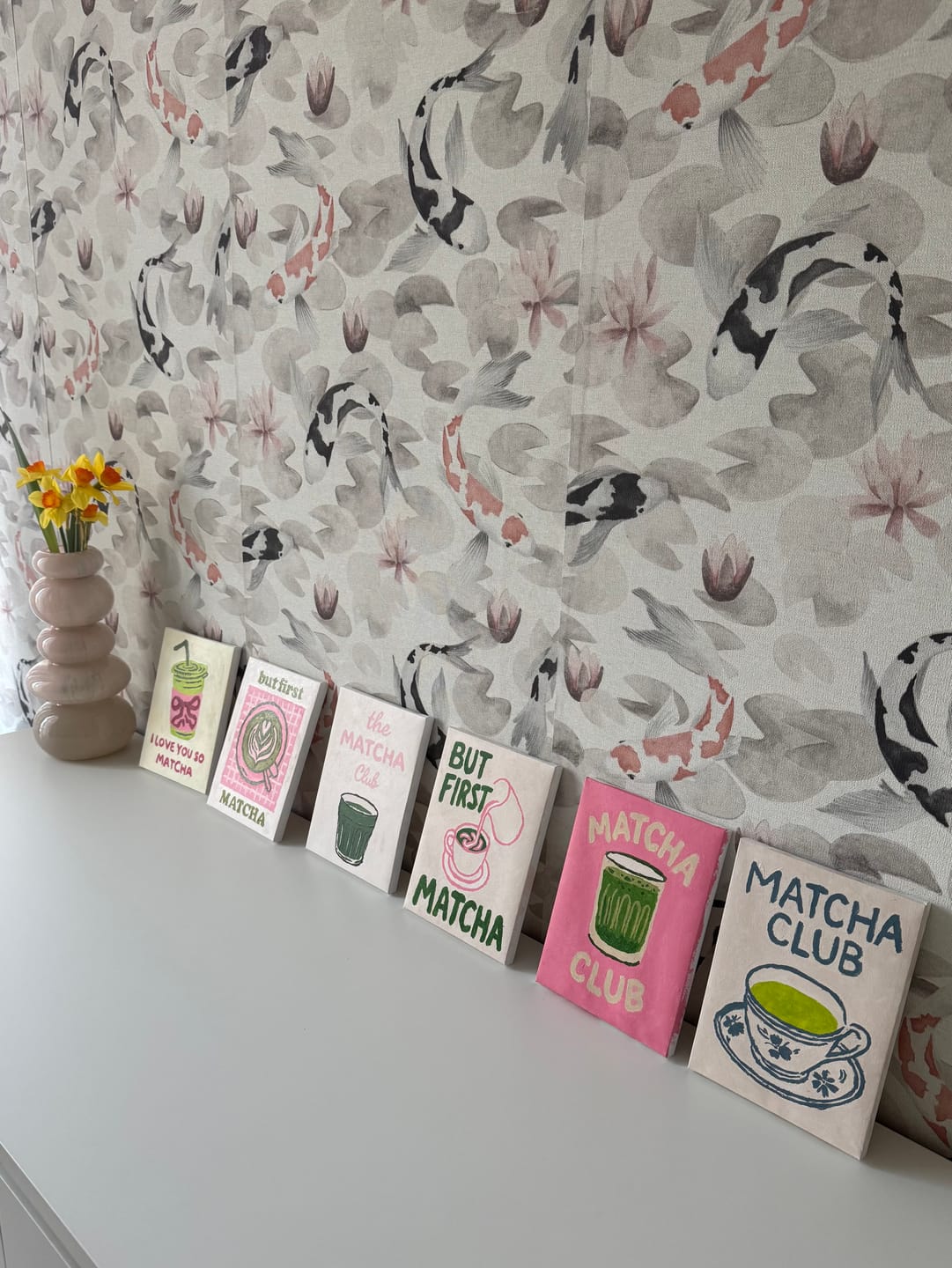 Customer photo review of 6 Mini Paintings - Matcha Set