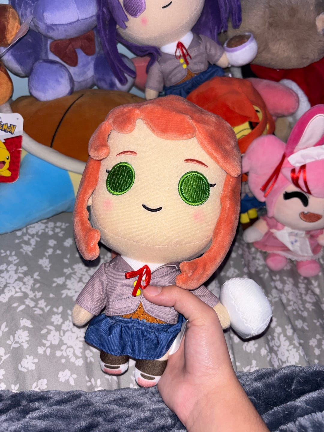 Customer photo review of Doki Doki Literature Club - Monika Collector's Plush