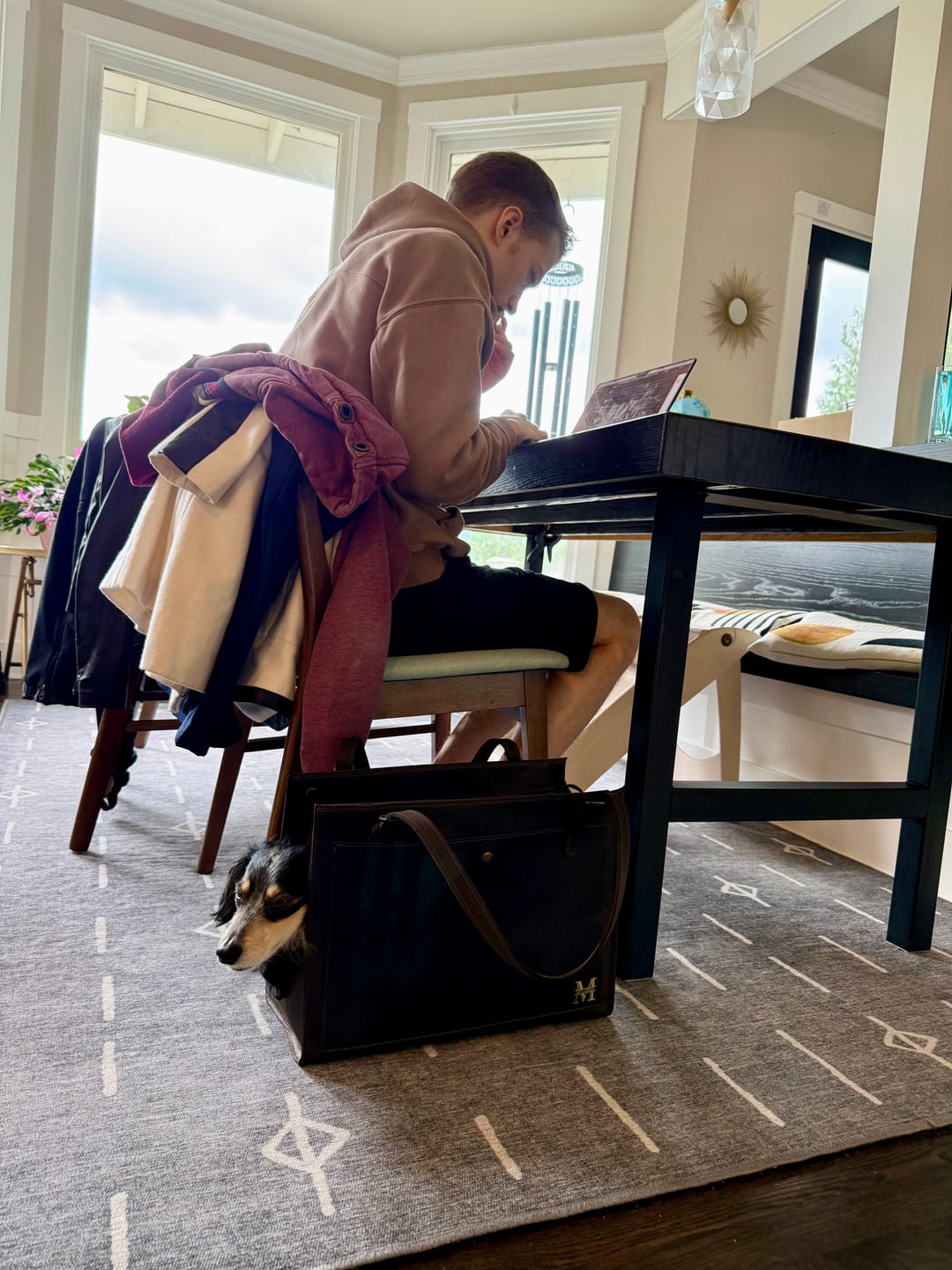 Customer photo review of Dog Travel Bag
