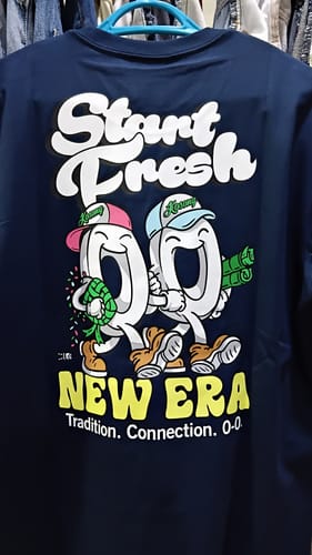 Customer photo review of New Era Raya Kosong-Kosong Blue Short Sleeve T-Shirt