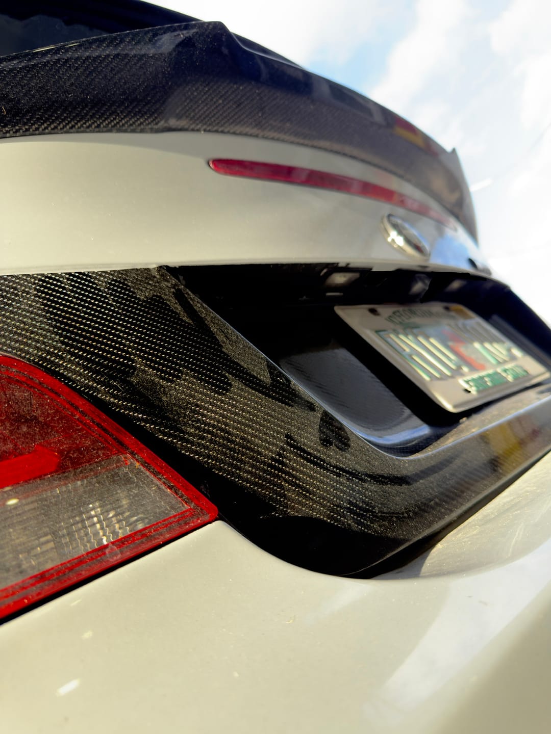 Customer photo review of Super Glossy Carbon Fiber Paint Protection Film – CarbonShield Ultra Series