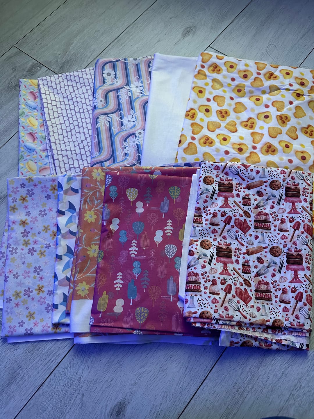 Customer photo review of Cotton Mystery Remnant Bundle