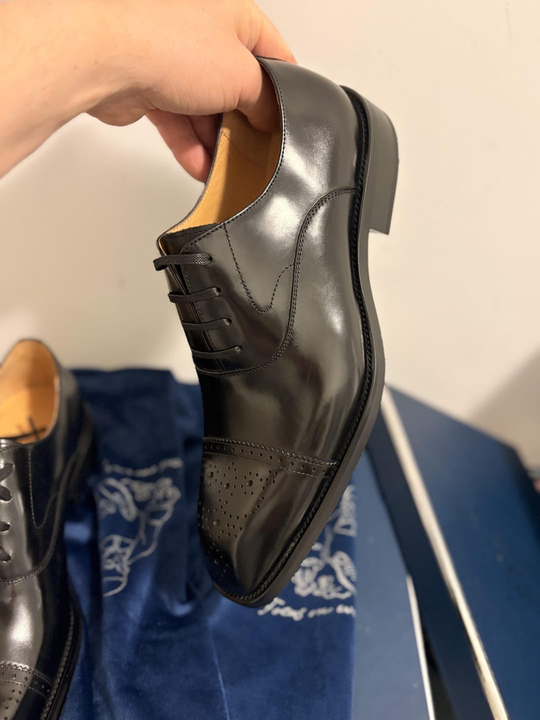 Customer photo review of Semi-Brogue Oxford