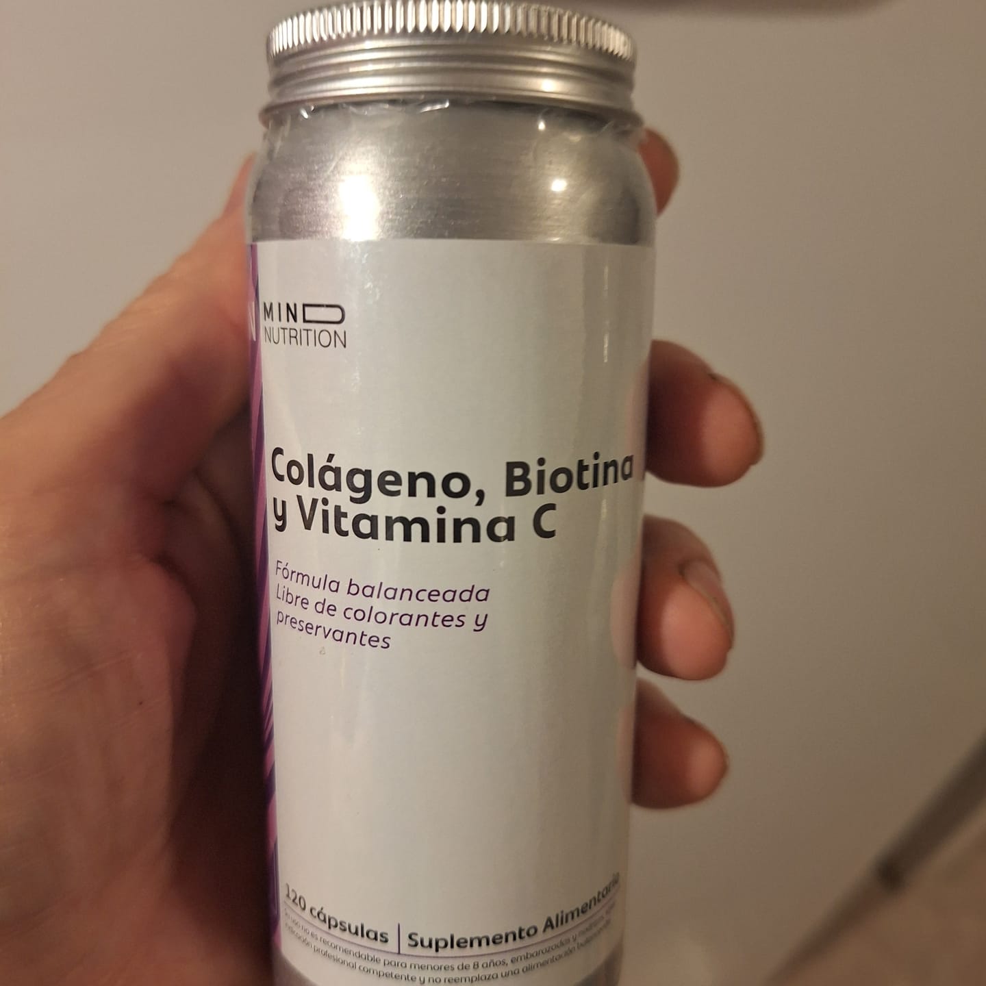 Customer photo review of Colageno + Biotina + Vitamina C