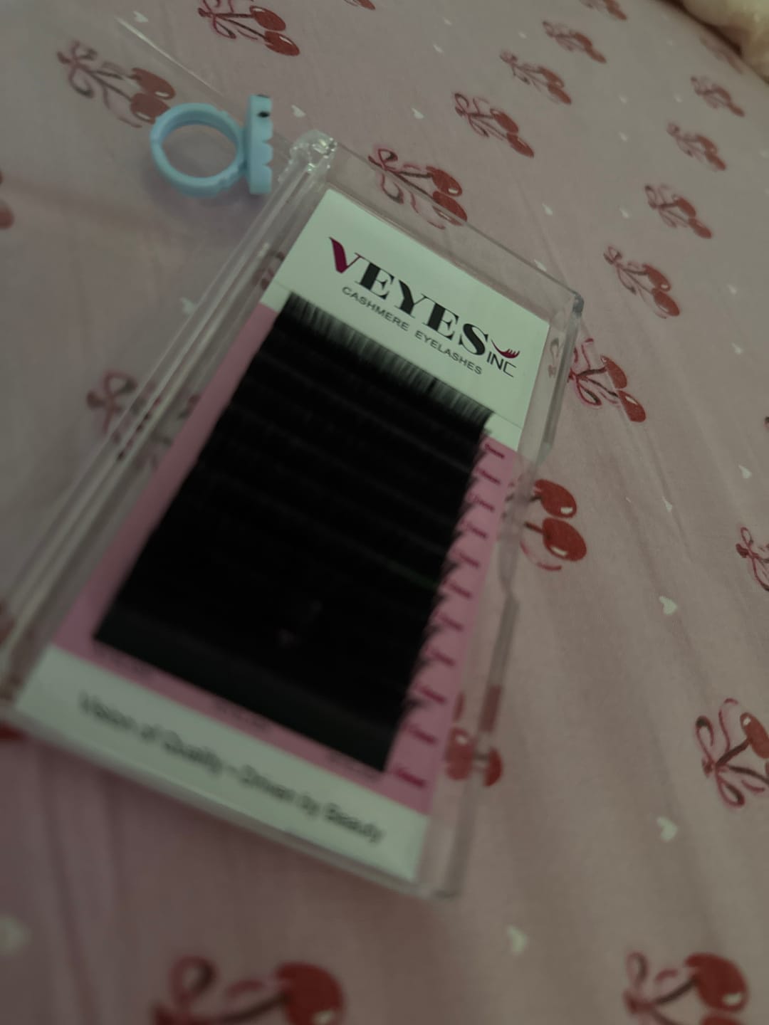 Customer photo review of Cashmere Fauxmink Lashes
