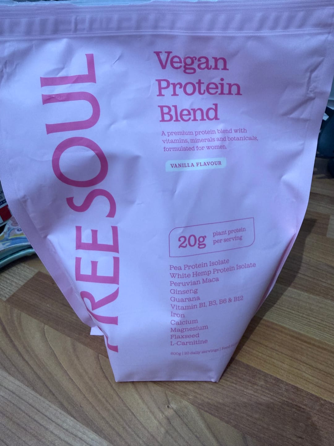 Customer photo review of Vegan Protein Blend