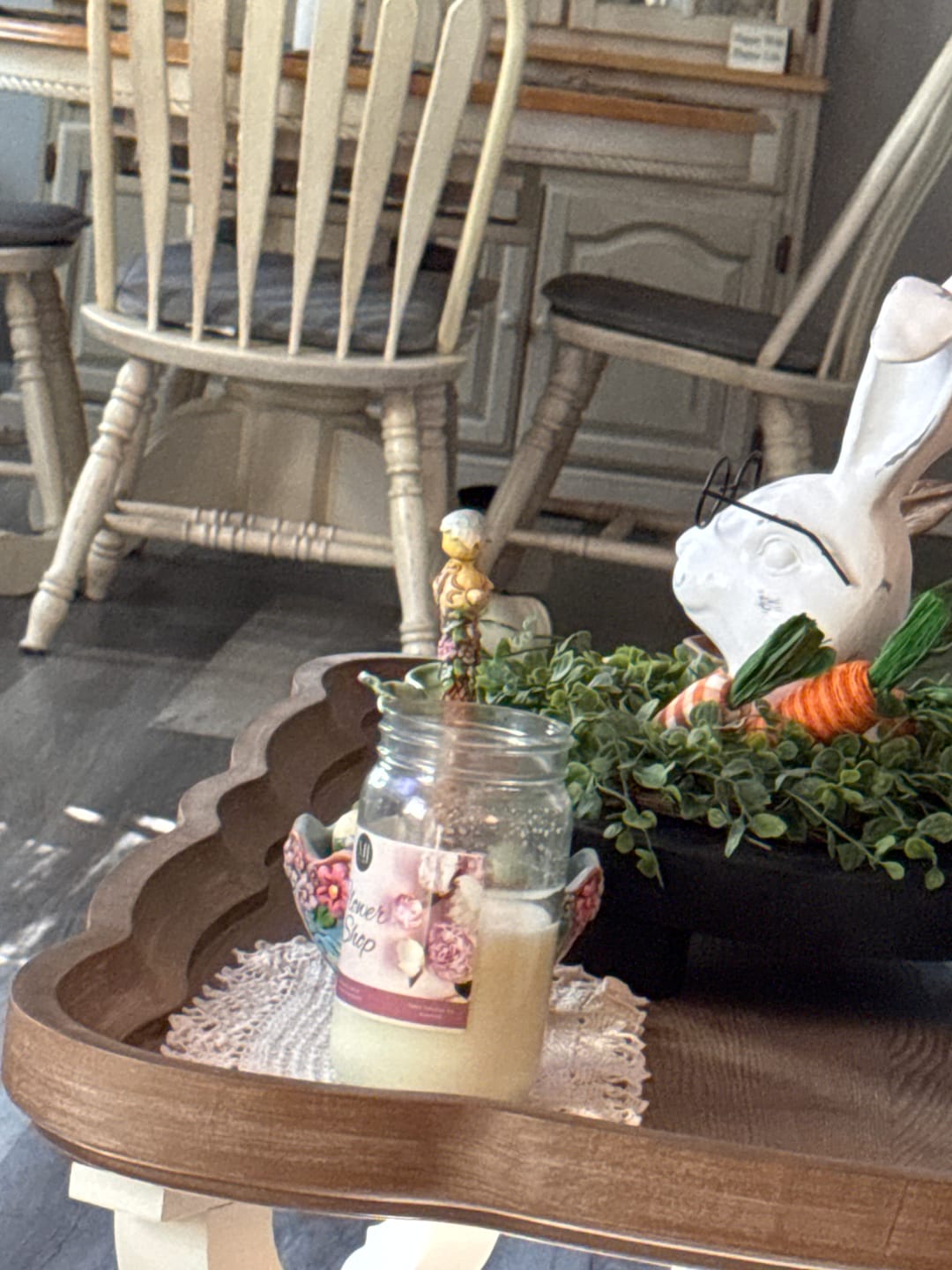 Customer photo review of Flower Shop | Mason Jar Candle