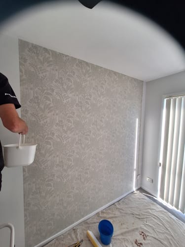 Customer photo review of Oasis Wallpaper - Sage