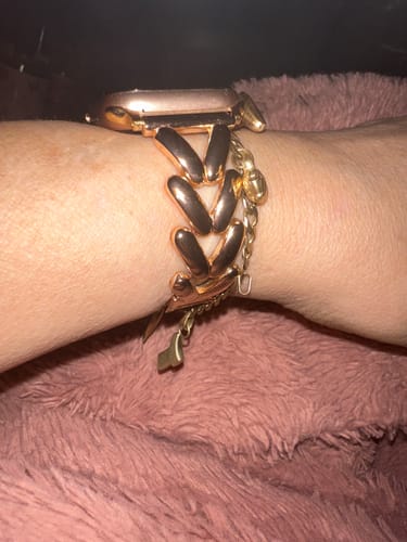 Customer photo review of NEU: Apple Watch Metallarmband "Coco"