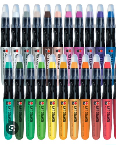 Customer photo review of Marabu Art Crayons