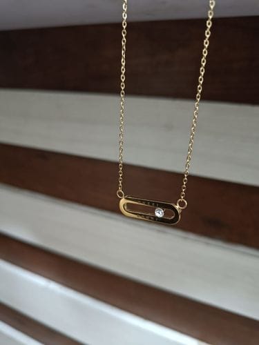 Customer photo review of Personalised Eternal Pendant