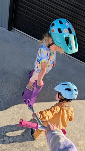 Customer photo review of Reflective Stickers - Unicorns, Rainbows & Flowers