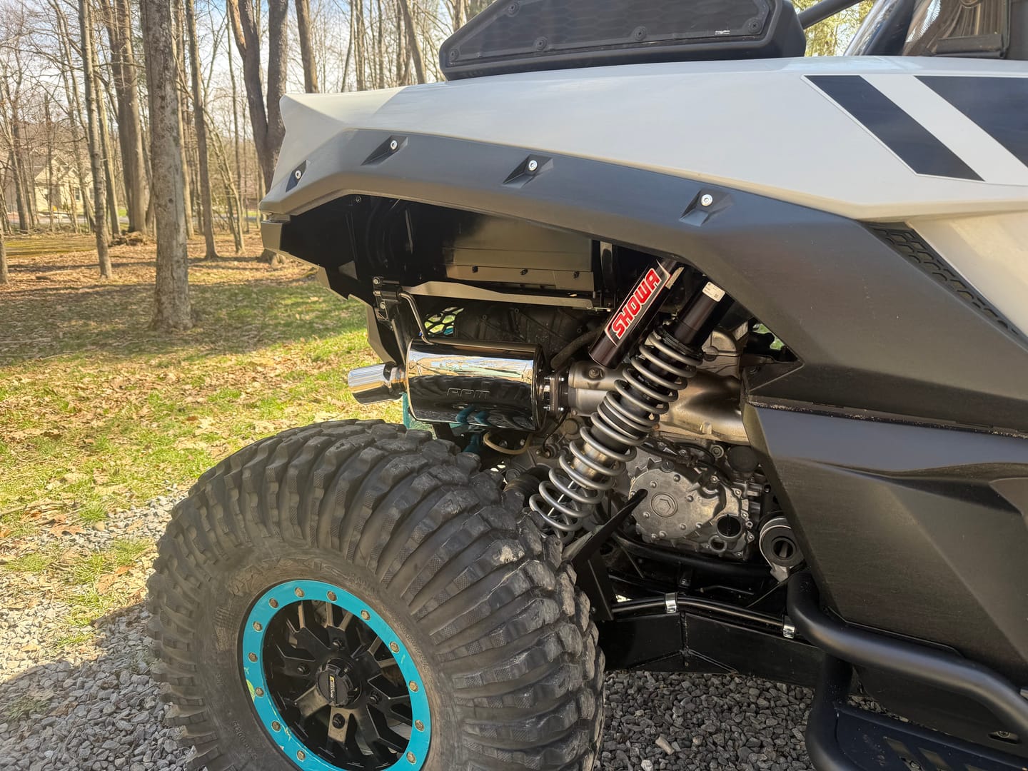 Customer photo review of RPM Teryx KRX 1000 Catless Slip On Sport Muffler KRF1000