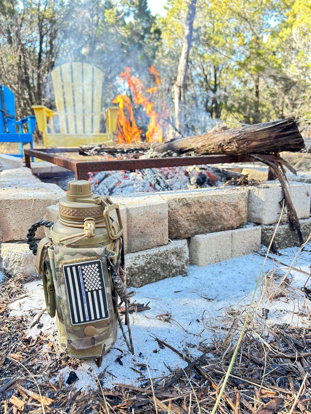 Customer photo review of 64oz Battle Bottle Sleeves