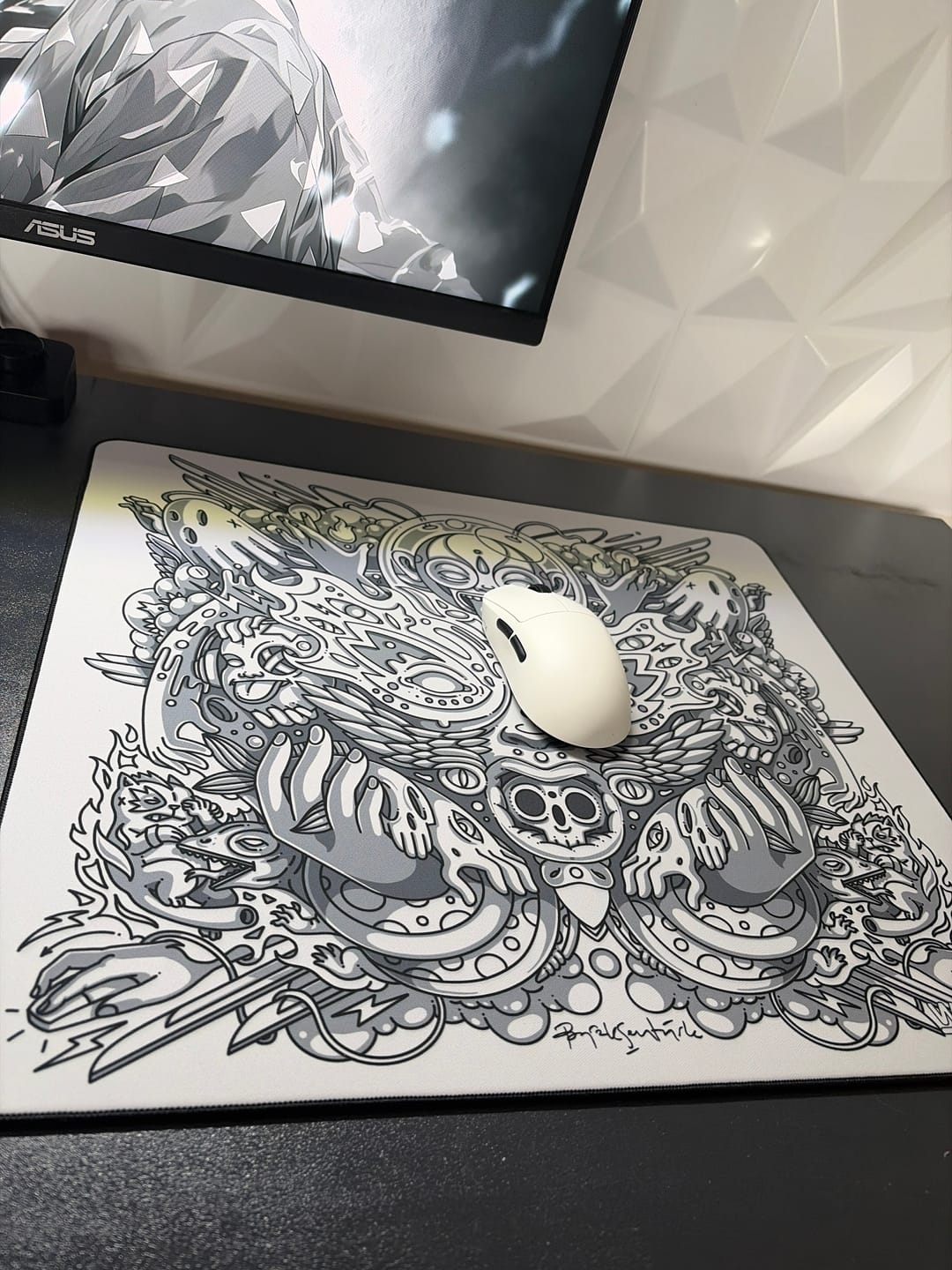 Customer photo review of Wraith Spirit of Aim Mousepad