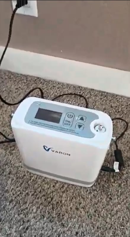 Customer photo review of VARON VP-8G | Sauerstoffkonzentrator Mobil mit Pulsfluss-Technologie (1-8 Stufen)