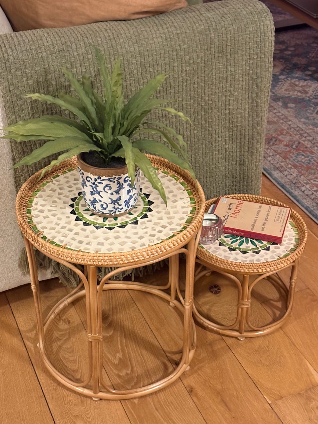 Customer photo review of Oasis Rattan Table Set