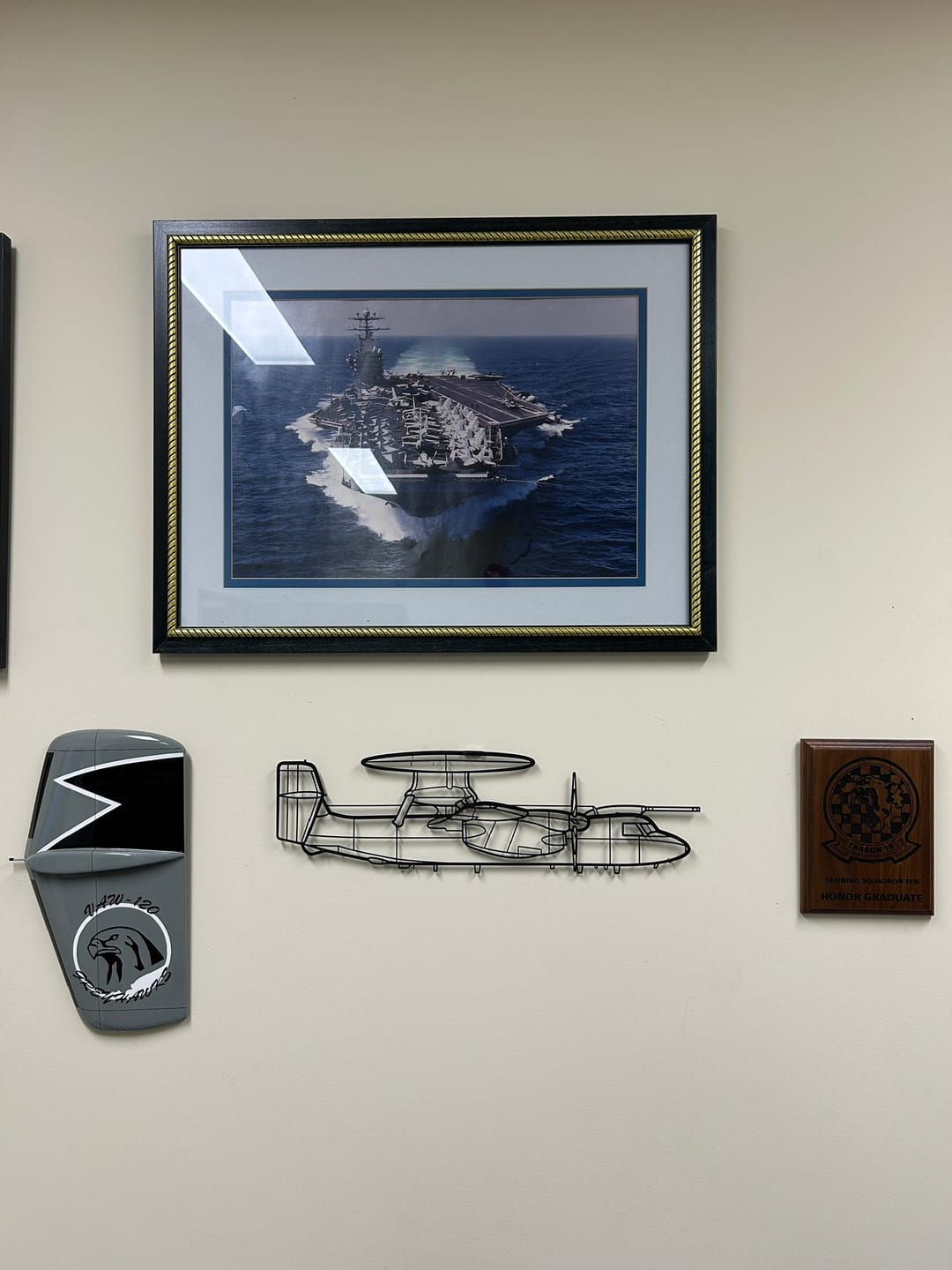 Customer photo review of Your Custom Military Equipment Silhouette Metal Wall Art